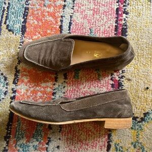 Women’s Coach and Four Vera Moccasin, Suede, Sz 8 made in Italy